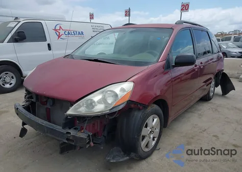 2008 Toyota Sienna Le z USA, uszkodzony, nr VIN 5TDZK23C78S109986